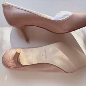 Nine West Arlene Light Pink Leather Pumps (Size 5.5)